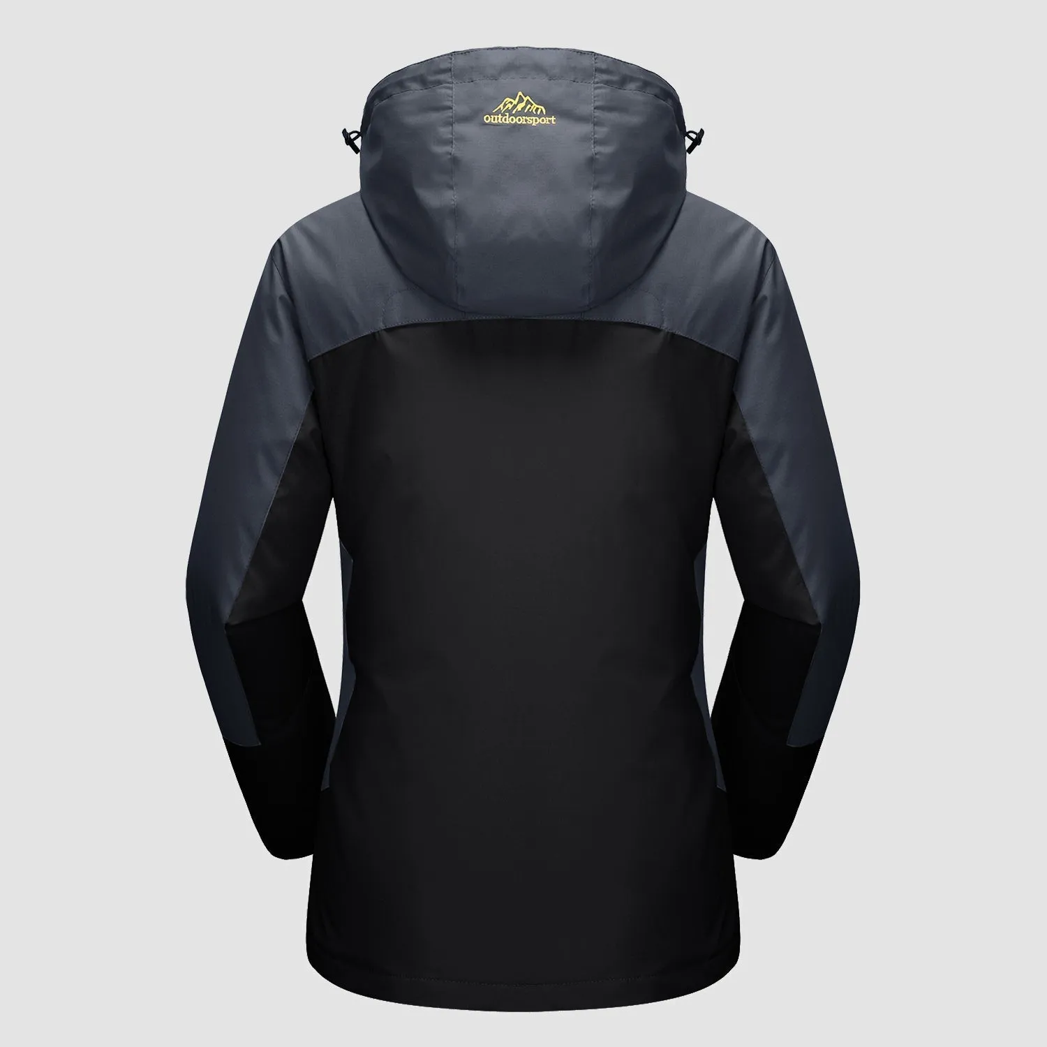 3-in-1 Waterproof Winter Coat, Fleece Lined,Two-Piece Suit, Hooded Ski & Hiking Jacket