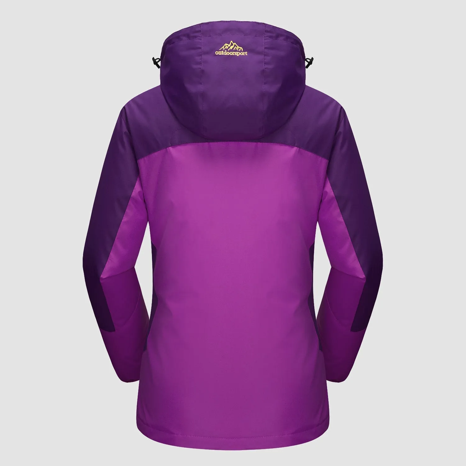 3-in-1 Waterproof Winter Coat, Fleece Lined,Two-Piece Suit, Hooded Ski & Hiking Jacket