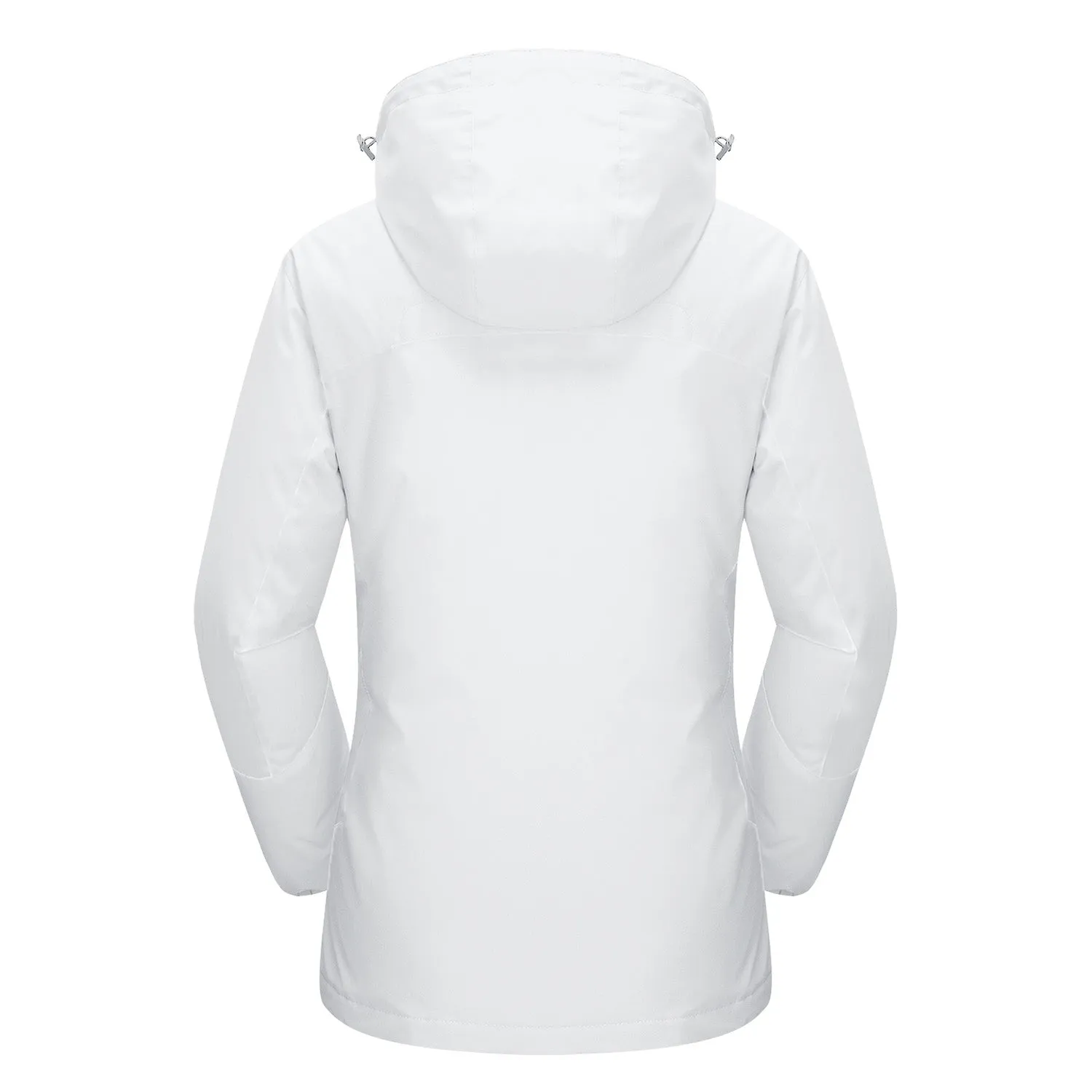 3-in-1 Waterproof Winter Coat, Fleece Lined,Two-Piece Suit, Hooded Ski & Hiking Jacket