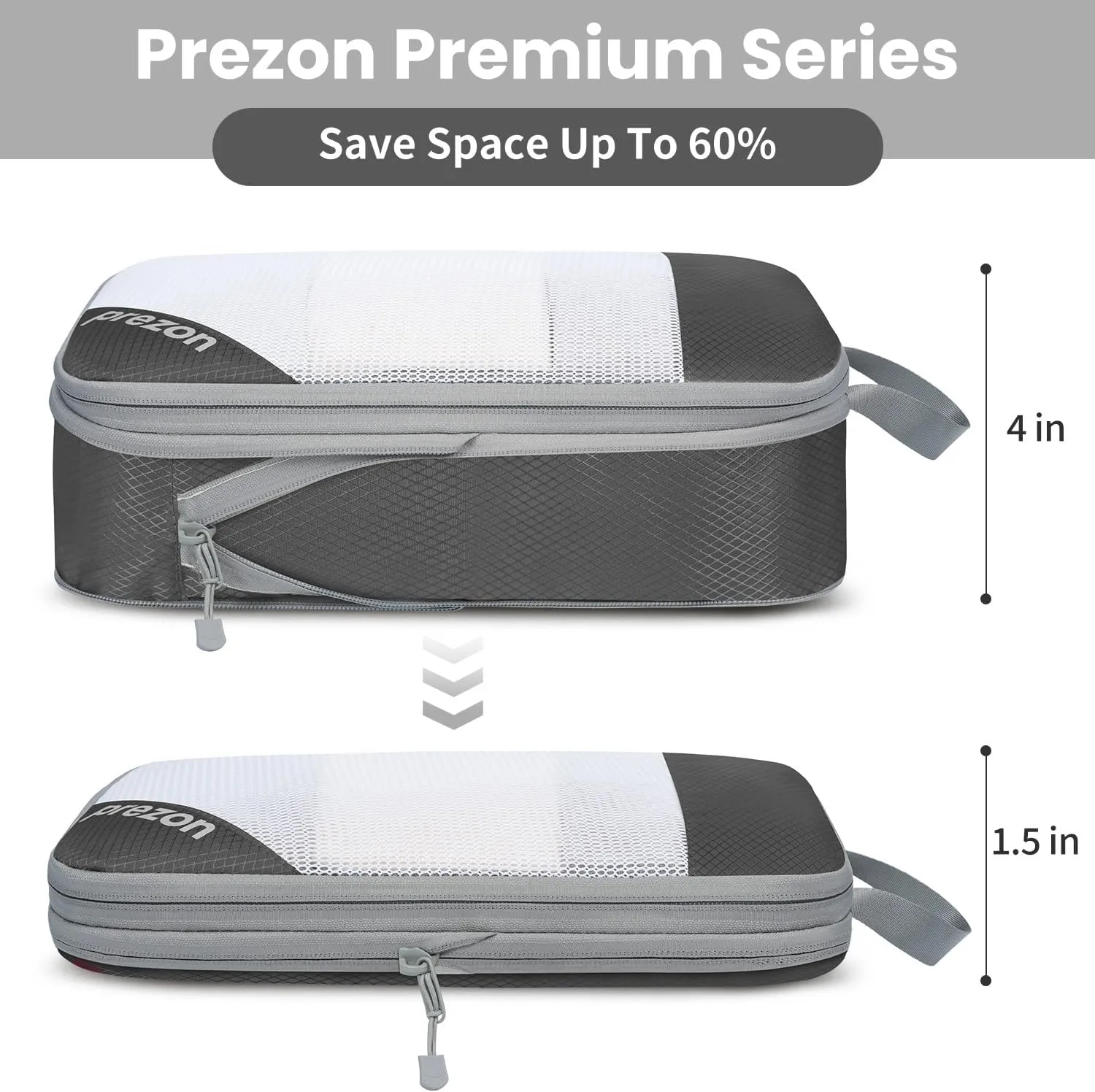 8 Set/6 Set/4 Set Compression Packing Cubes for Travel, Lightweight Vacation Travel Essentials, Travel Accessories for Suitcase Organizer Bags Set, Durable Luggage Organizer
