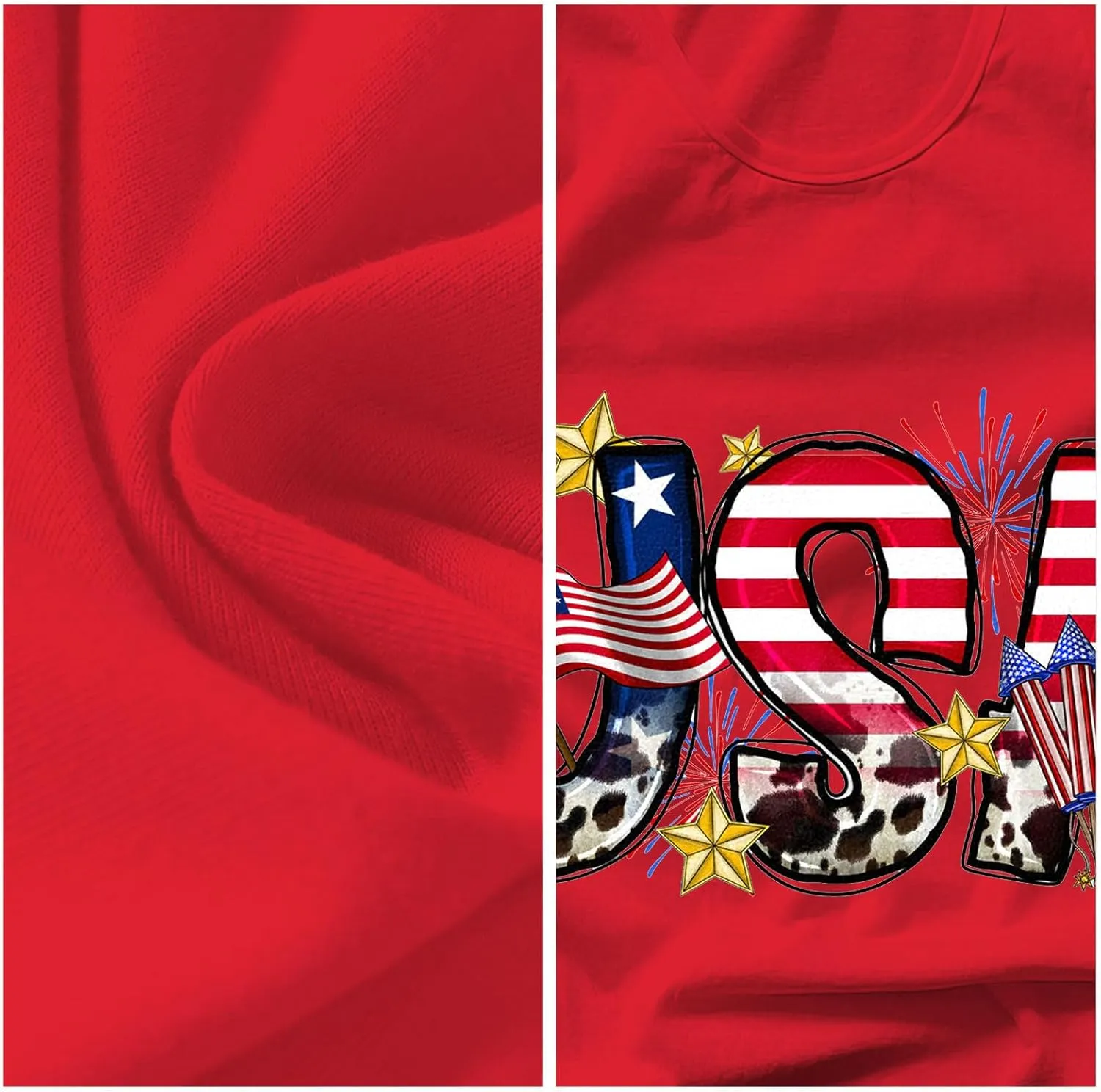 American Flag Tank Tops Women 4th of July Vest Patriotic Shirt USA Flag Stars Stripes Sleeveless