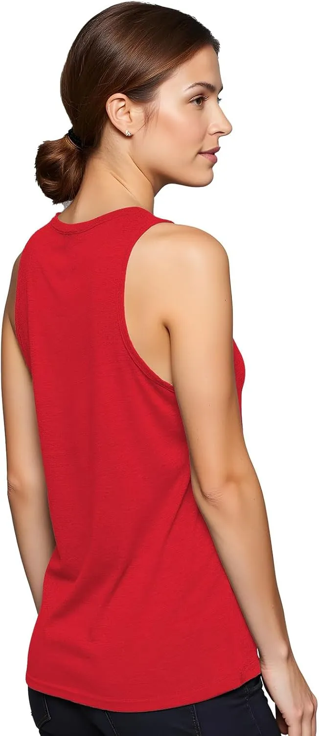 American Flag Tank Tops Women 4th of July Vest Patriotic Shirt USA Flag Stars Stripes Sleeveless