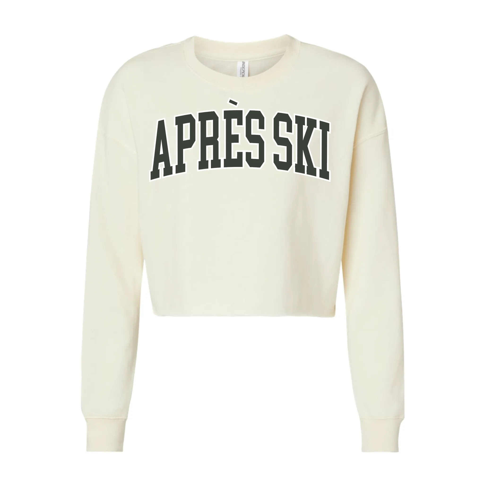 Aprs Ski Crop Top Sweatshirt
