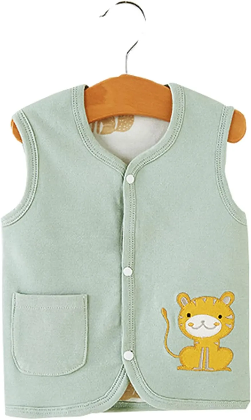 Baby Boy Girls Corduroy Jacket Toddler Cotton Warm Vest Sleeveless Winter Coats for Kids Padded