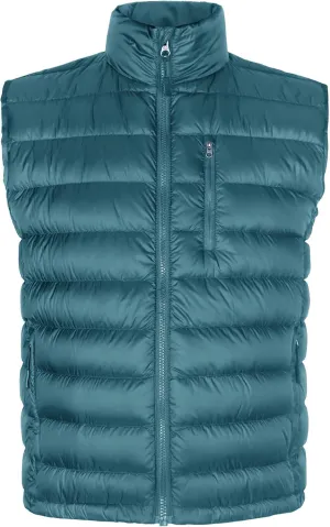 Bakery Men's Down Vest Lightweight Packable Puffer Vest Stand Collar Down Vest Zipper Sleeveless Jacket