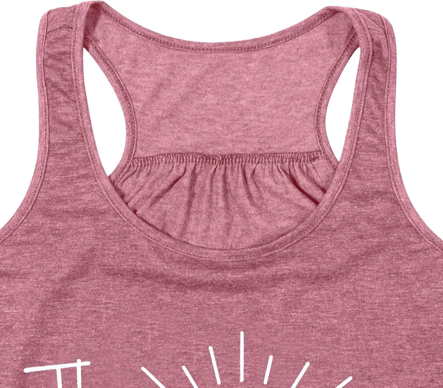 BANGELY The Beach is My Happy Place Tank Tops Women Summer Beach Tank Casual Sleeveless Vacation Shirt Camis