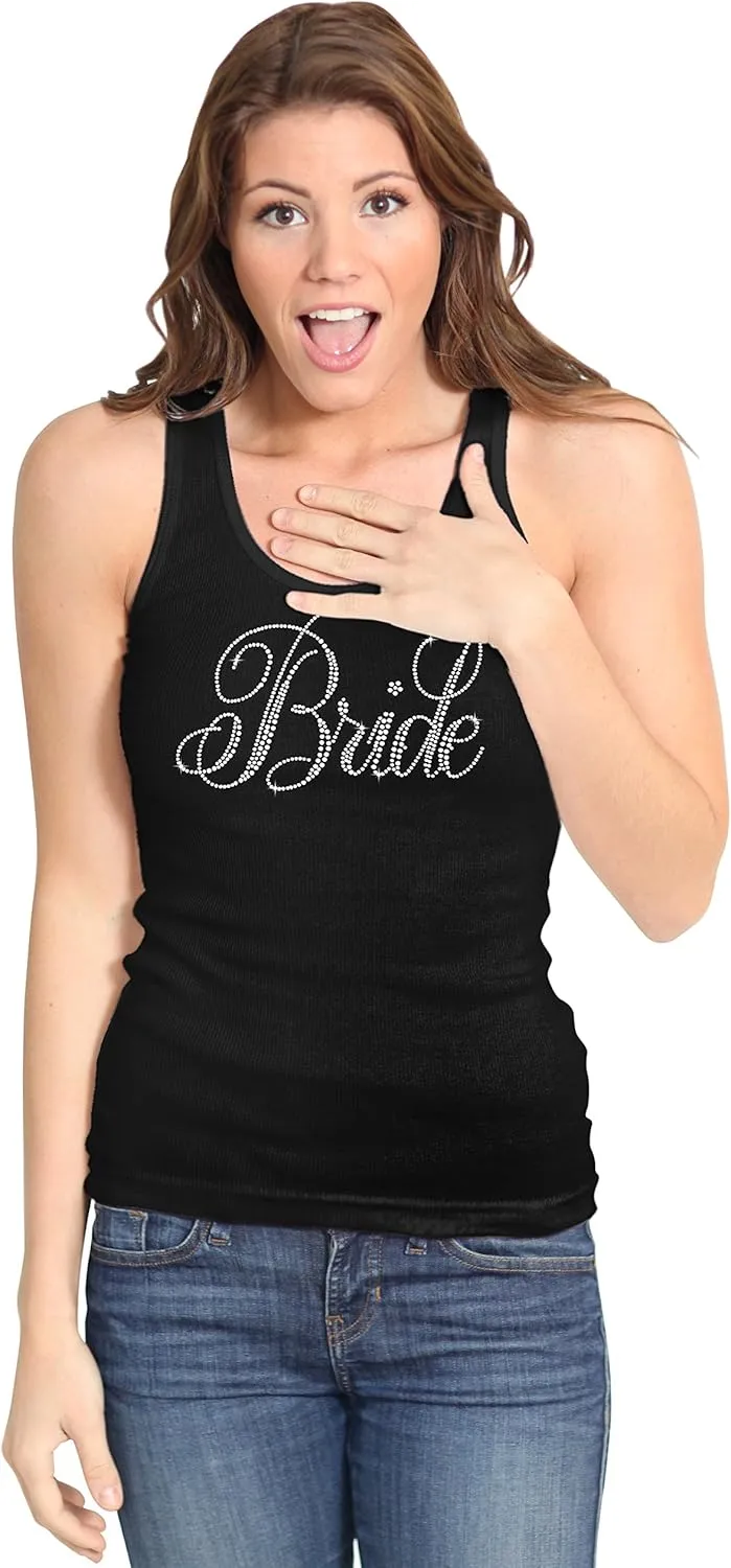 Bride & Bridal Tank Tops - Bridesmaid Maid of Honor Bachelorette Party Entourage Shirts