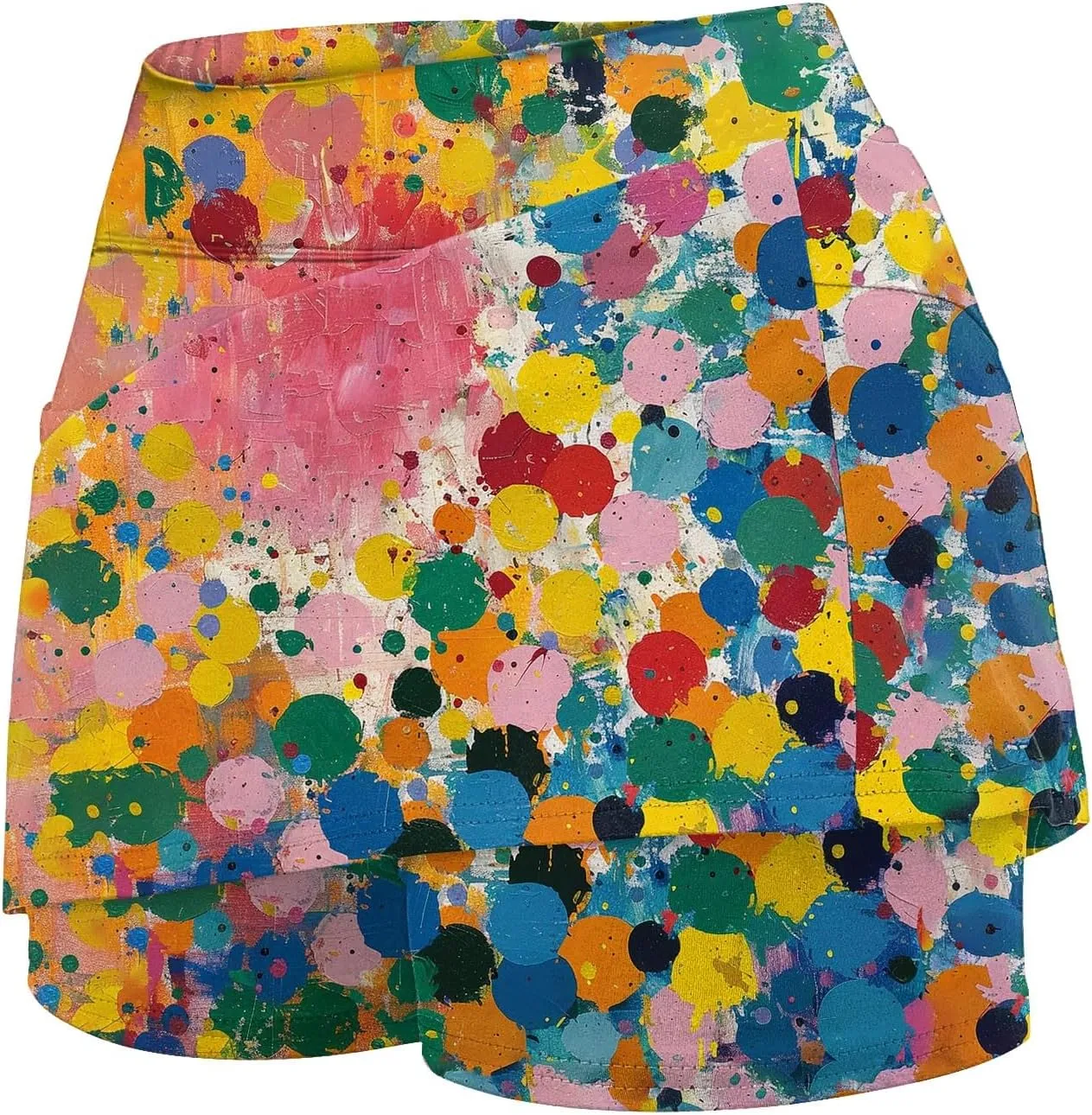 cooki Skorts for Women with Pockets High Waist Tummy Control Women's Lightweight Yoga Skirts Summer Casual Workout Shorts