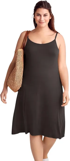 ellos Plus Size Knit Tank Dress