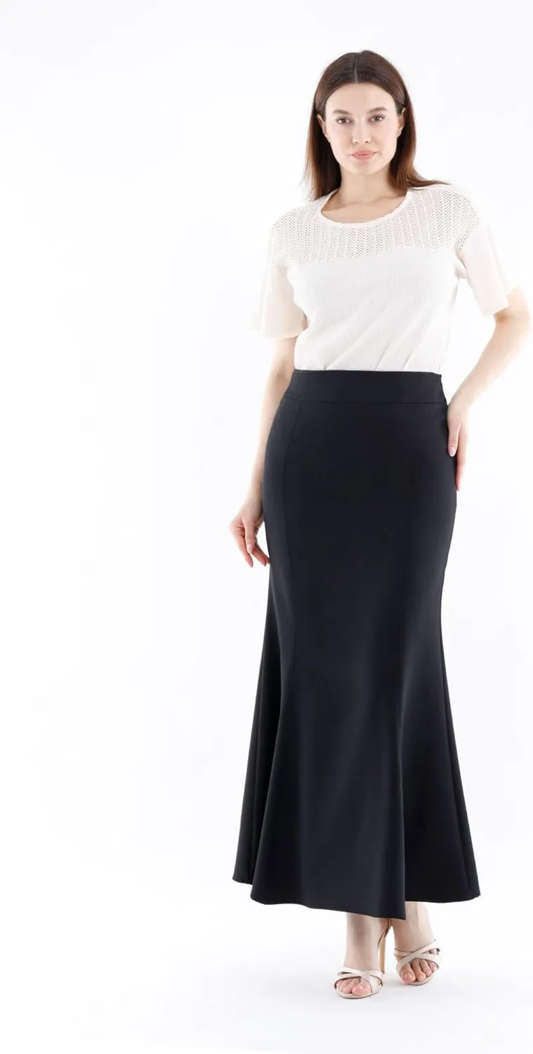 G-Line Maxi Skirts for Women, Mermaid Skirt, Fishtail Style Full Length Long Skirt, Flowy Skirt, Casual Long Skirts for Women