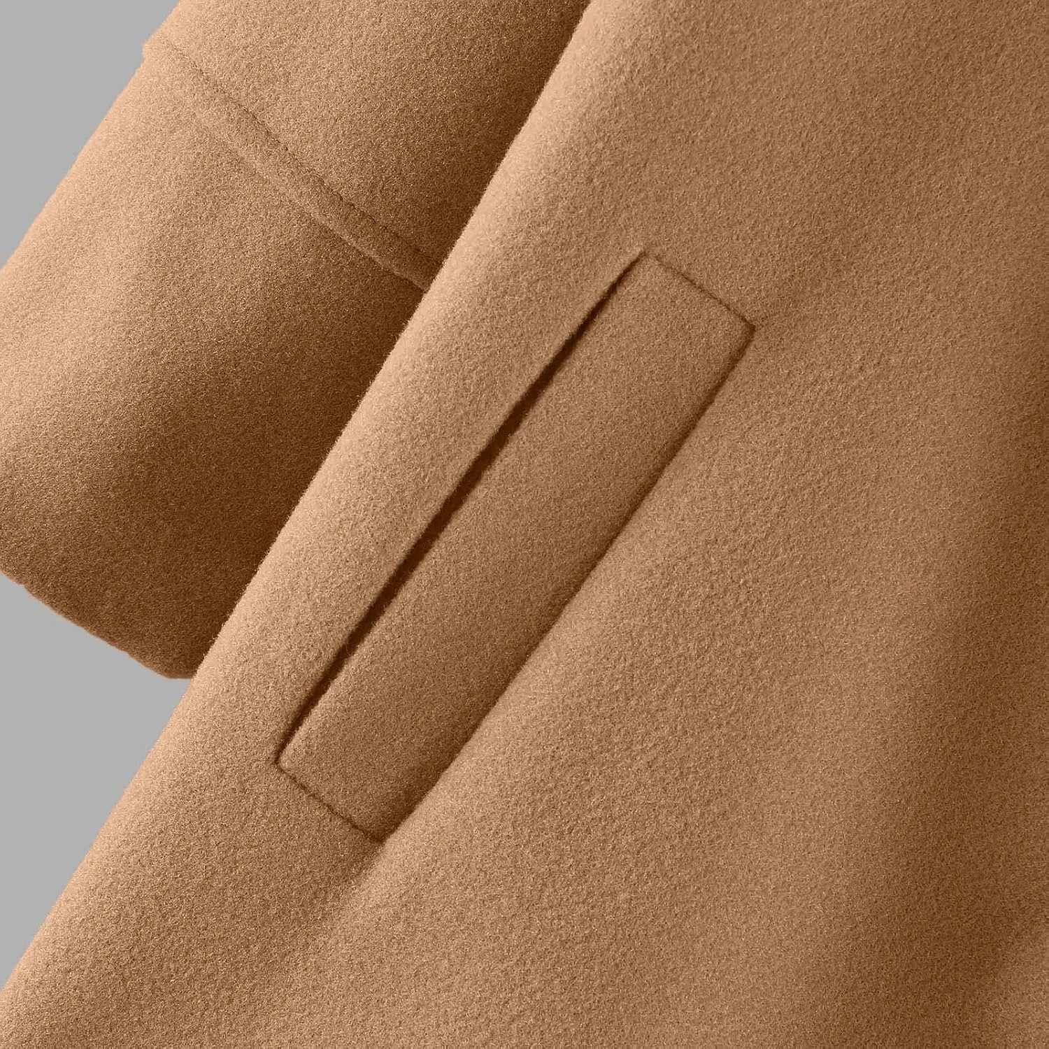 Girls Dress Coat Toddler Trench Coat Faux Fur Jacket Double Breasted Peacoat Girls Wool Lapel Princess Coat Overcoat