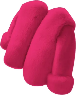 Girls Faux Fur Jacket Kids Winter Dress Coat Toddler Fuzzy Fleece Jacket Elegant Princess Coat Trendy Thicken Overcoat
