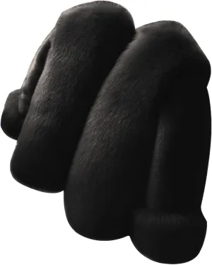 Girls Faux Fur Jacket Kids Winter Dress Coat Toddler Fuzzy Fleece Jacket Elegant Princess Coat Trendy Thicken Overcoat