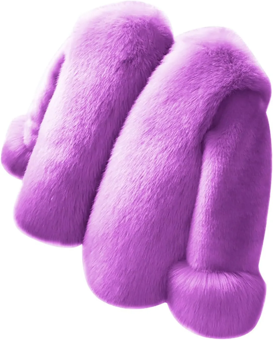 Girls Faux Fur Jacket Kids Winter Dress Coat Toddler Fuzzy Fleece Jacket Elegant Princess Coat Trendy Thicken Overcoat