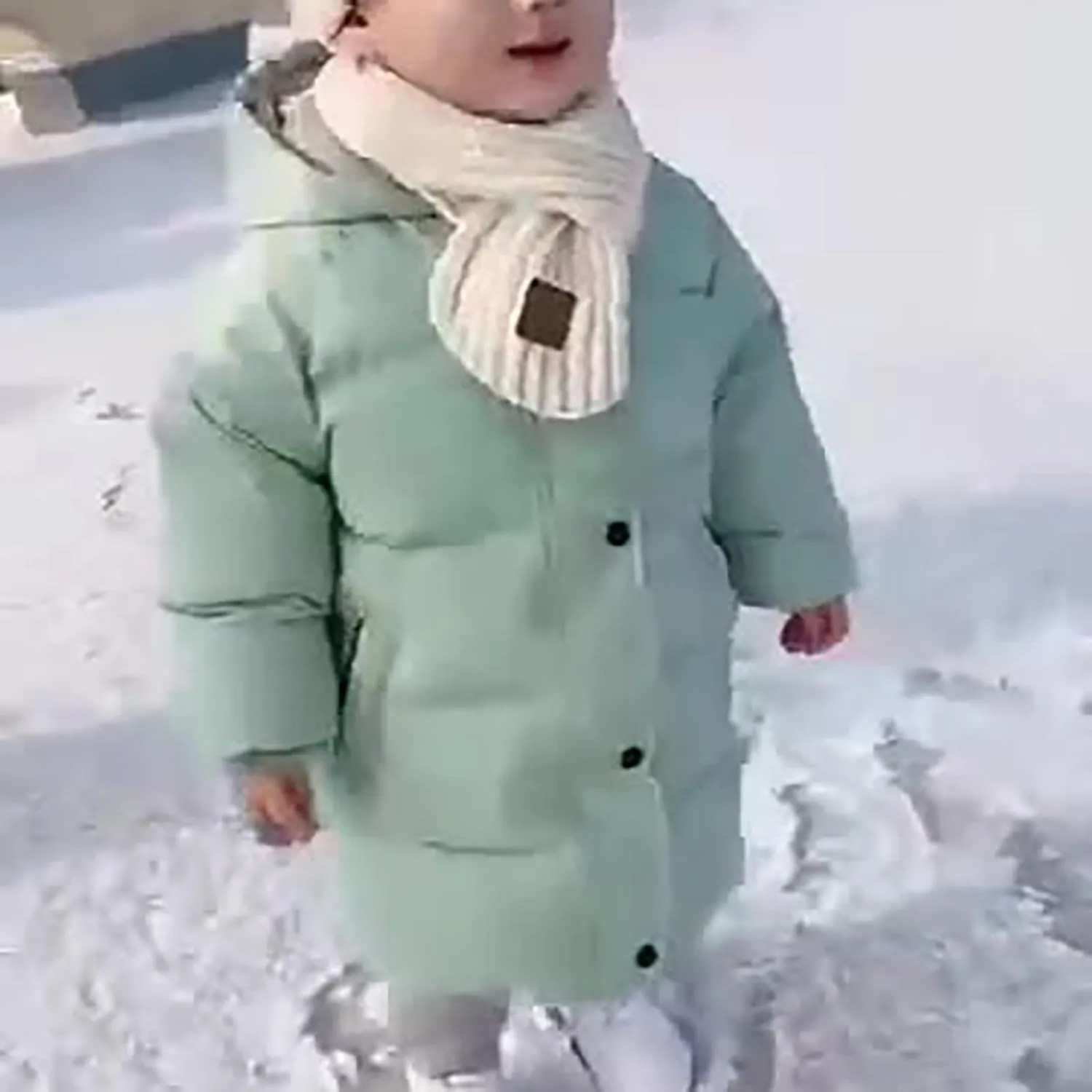 Girls Wind Coat Children's Down Padded Jacket Long Cotton Padded Jacket Baby Children's Padded Girls Dress Coats Size 8