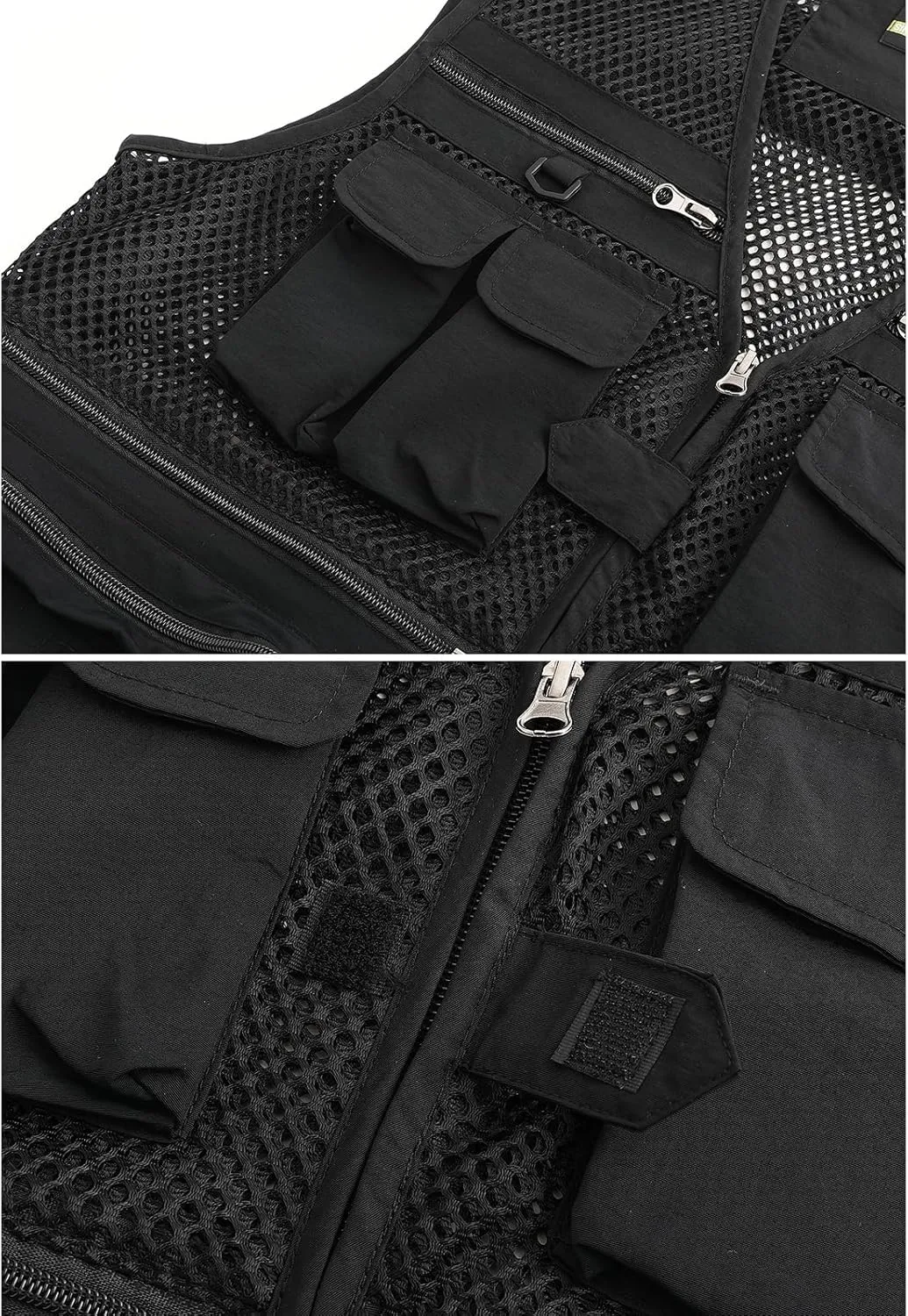 Hbufnha Fishing Vest Outdoor Work Vests Unisex Hunting Travel Photography Safari Multi Pockets