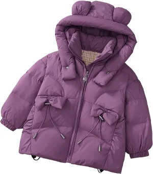 Kids Toddler Baby Girls Boys Winter Warm Thick Solid Cotton Long Sleeve Padded Jacket Coat Clothes 5t Winter Coat Boys