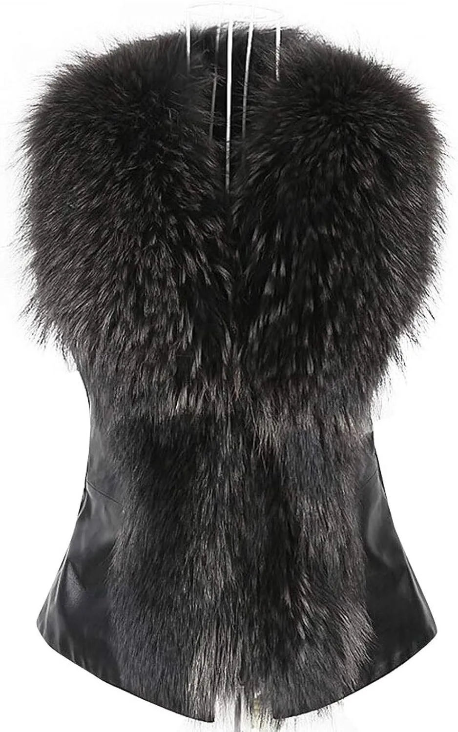 LCMTWX Womens Winter Outerwear Faux Fur Long Jacket Faux Sleeve Short Warm Women's Coat Long Sleeve Pockets Shaggy Purple