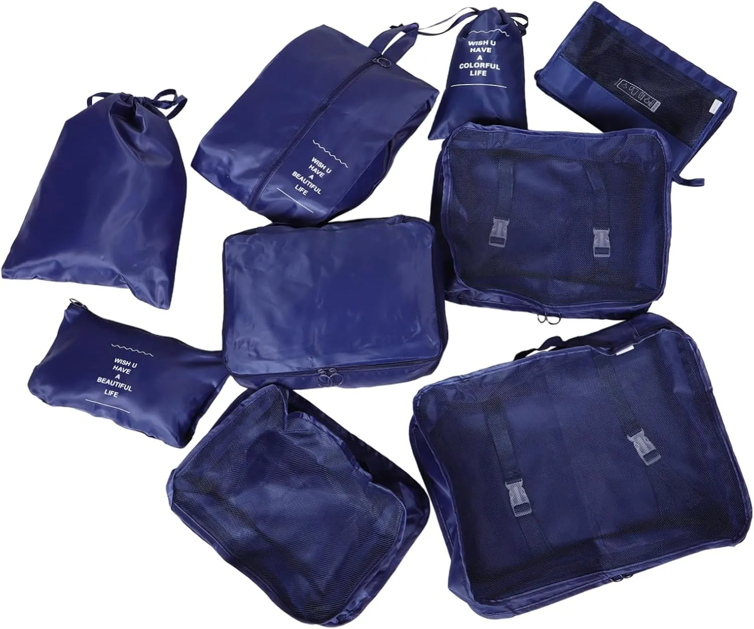 Lightweight Packing Organizer Set 1 Set Garment Bags for Clothes Travel for Toiletries