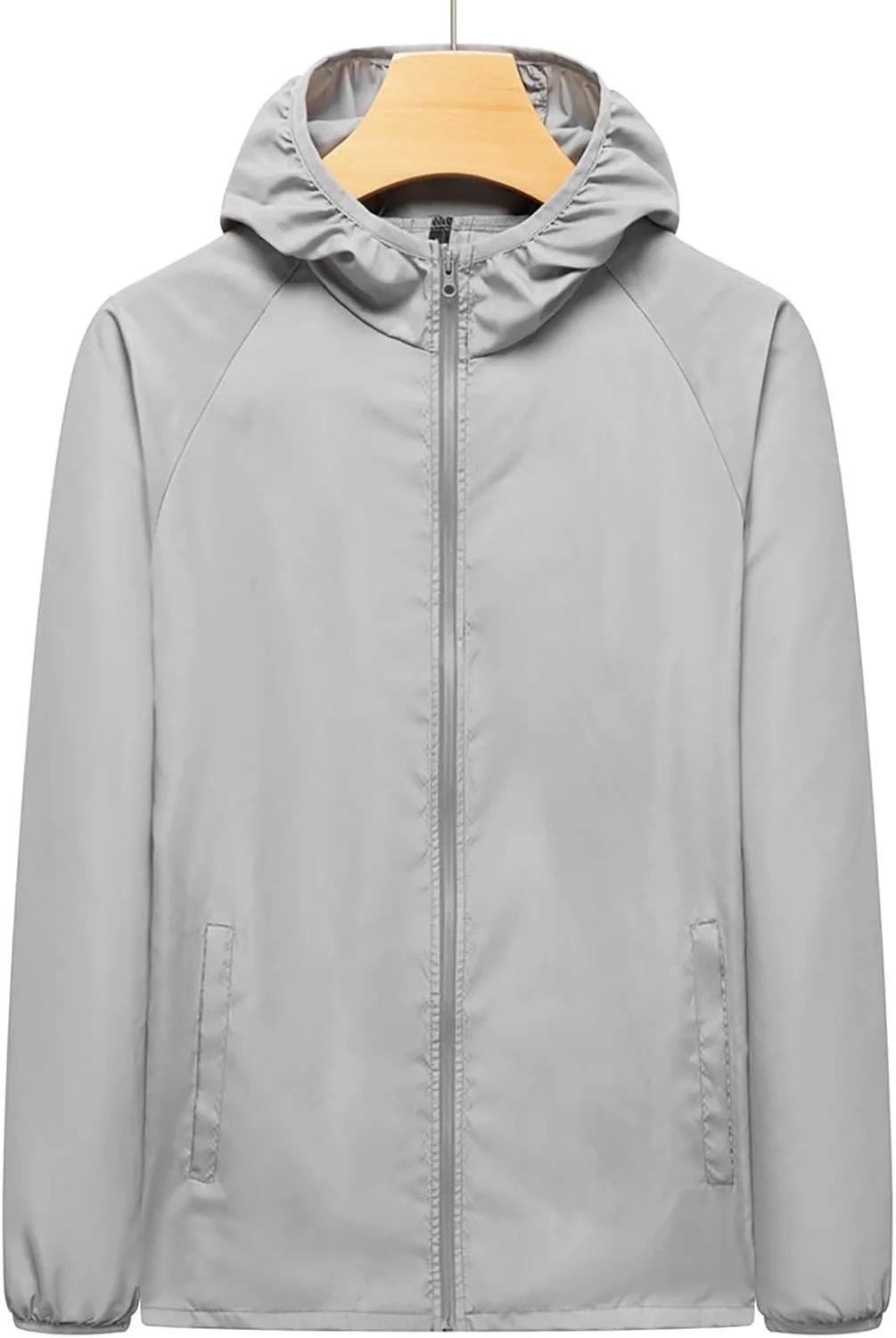 Lightweight Rain Jackets Women 2024 Plain Waterproof Windbreaker Jacket Women Packable Raincoat Rain Coats with Hood