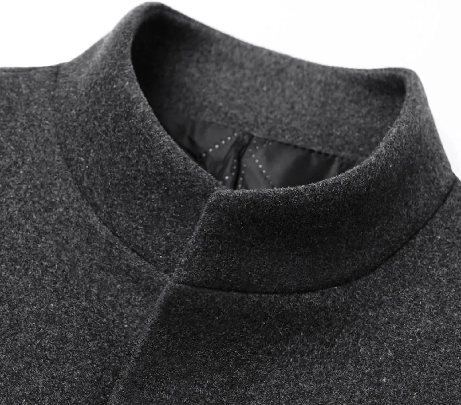 long coat men Solid Coat Single Breasted Jackets Long Sleeve Button Pocket Coat Long Jacket Casual Windproof