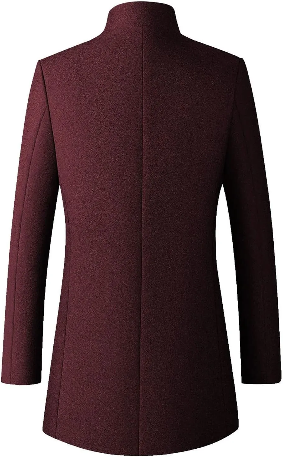 long coat men Solid Coat Single Breasted Jackets Long Sleeve Button Pocket Coat Long Jacket Casual Windproof