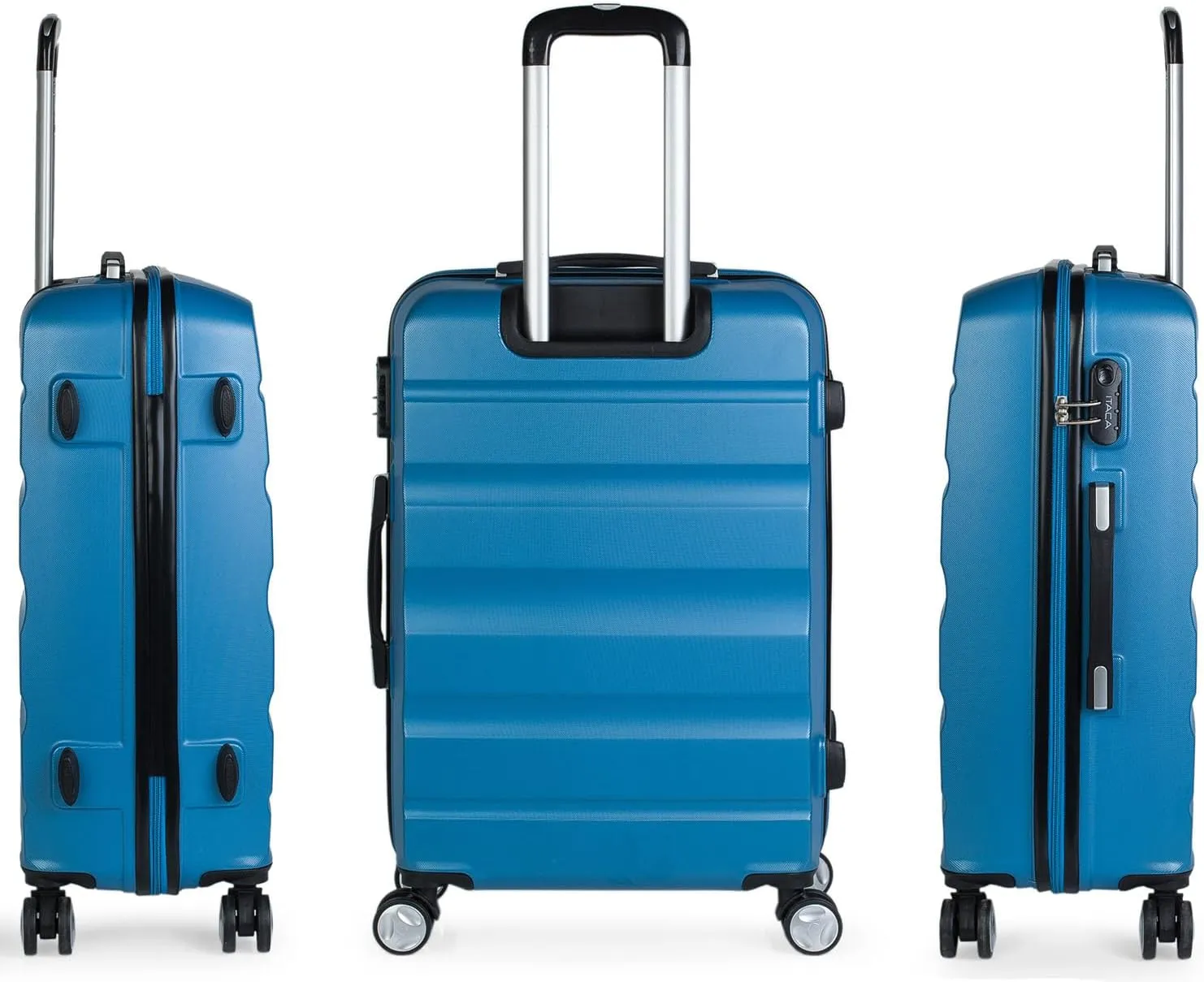Luggage, Blue (Set 3 Suitcases-t71600), Set 3 suitcases