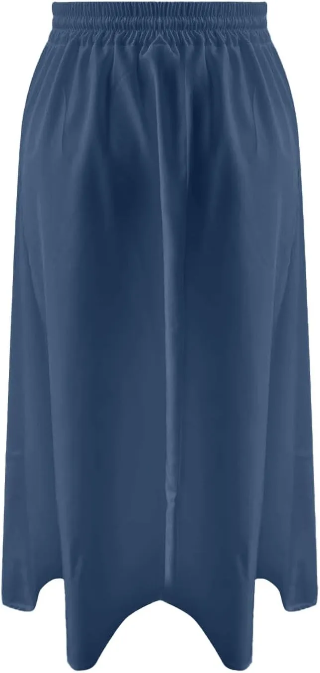 Maxi Skirts for Women 2025 Elegant Boho Pleated Skirt Elastic High Waisted Casual Summer Pockets A Line Dresses Outfits