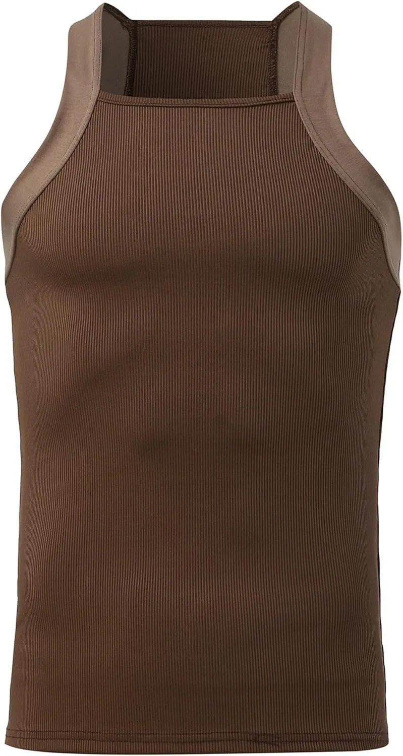 Men Fashion Tank Top Summer Streetwear Sexy Sleeveless T Shirts Vintage Tee Vest