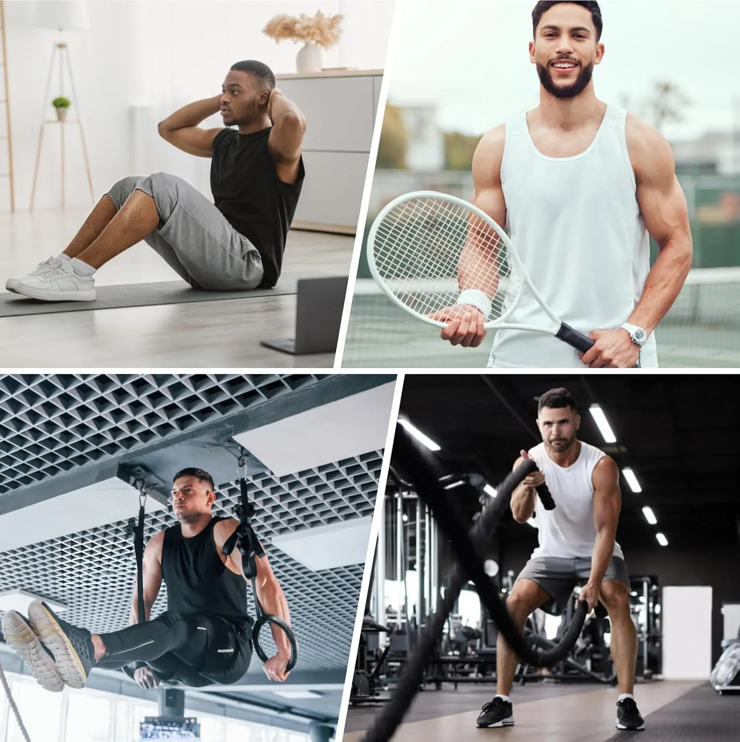 Mens Mesh Workout Tank Tops Muscle Sleeveless Fitness Tee Shirts Summer Dry Fit Gym Training T-Shirt Athletic Cloth