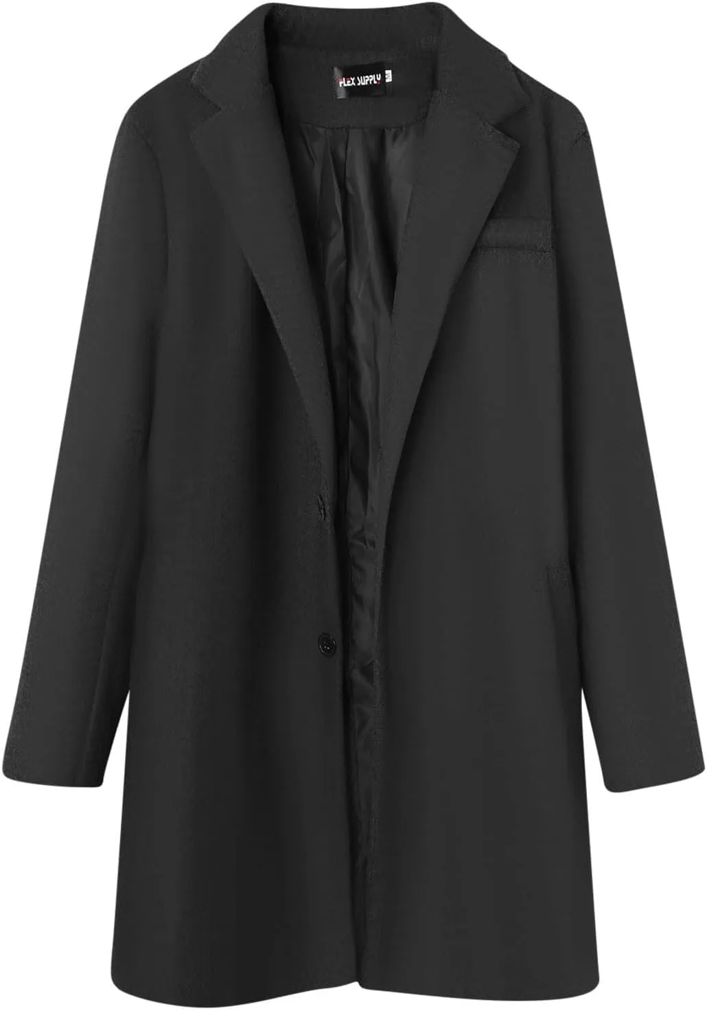 Mens Trench Coat 2023 Winter Long Jacket Double Breasted Overcoat Classic Woolen Windbreaker Jacket Overcoat Suit Jackets