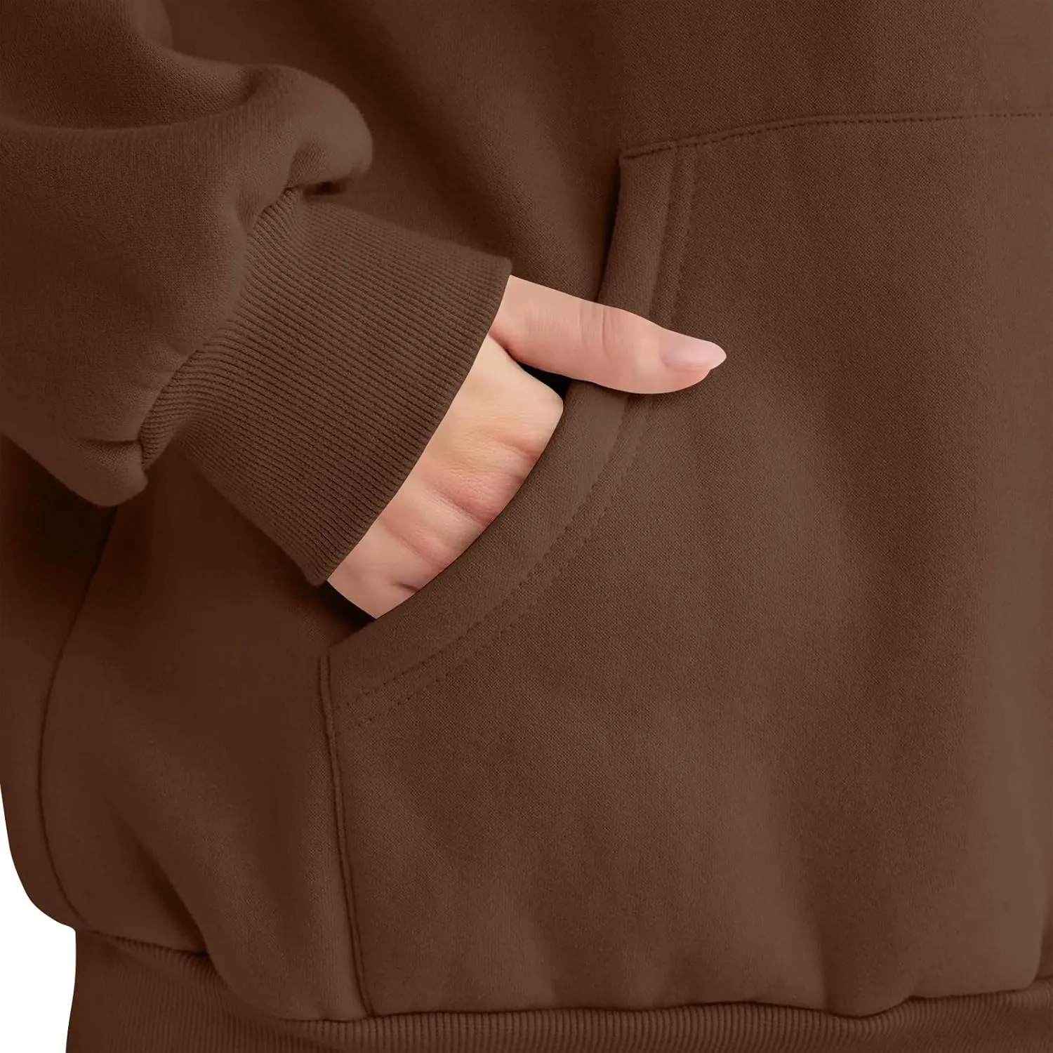 midelxp Fleece Sweatsuits Women 2 Piece Outfit Oversized Hoodies Baggy Jogger Sweatpants Track Suits Athletic Lounge Sets
