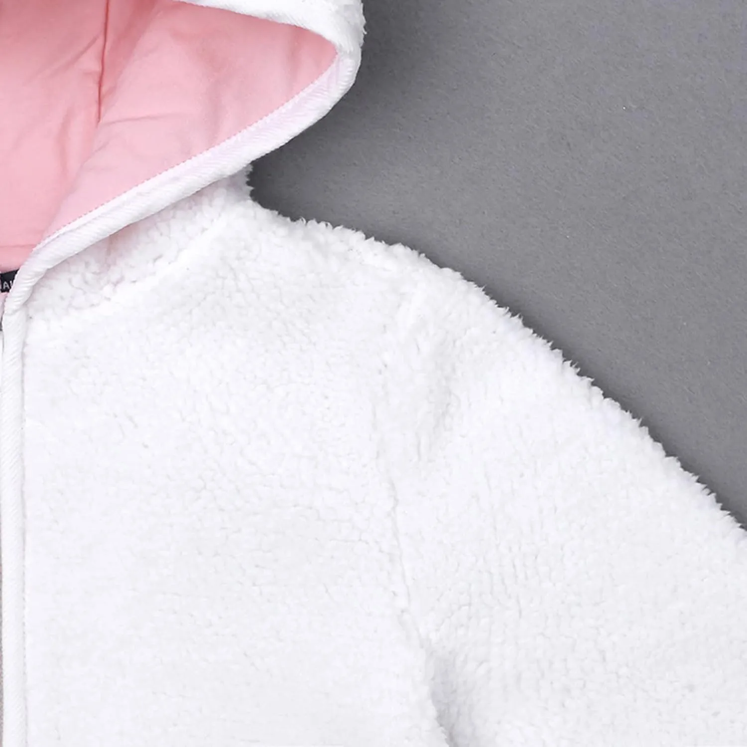 Newborn Toddler Baby Boys Girls Puffer Jacket Winter Warm Cotton Padded Jacket Bear Ears Hooded Coat Trendy