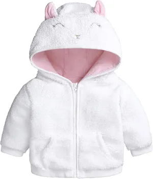 Newborn Toddler Baby Boys Girls Puffer Jacket Winter Warm Cotton Padded Jacket Bear Ears Hooded Coat Trendy