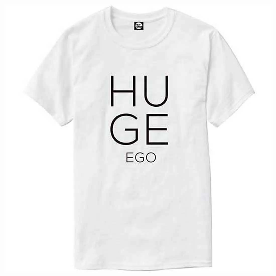 Nutcase Designer Round Neck Men's T-Shirt Wrinkle-Free Poly Cotton Tees - EGO