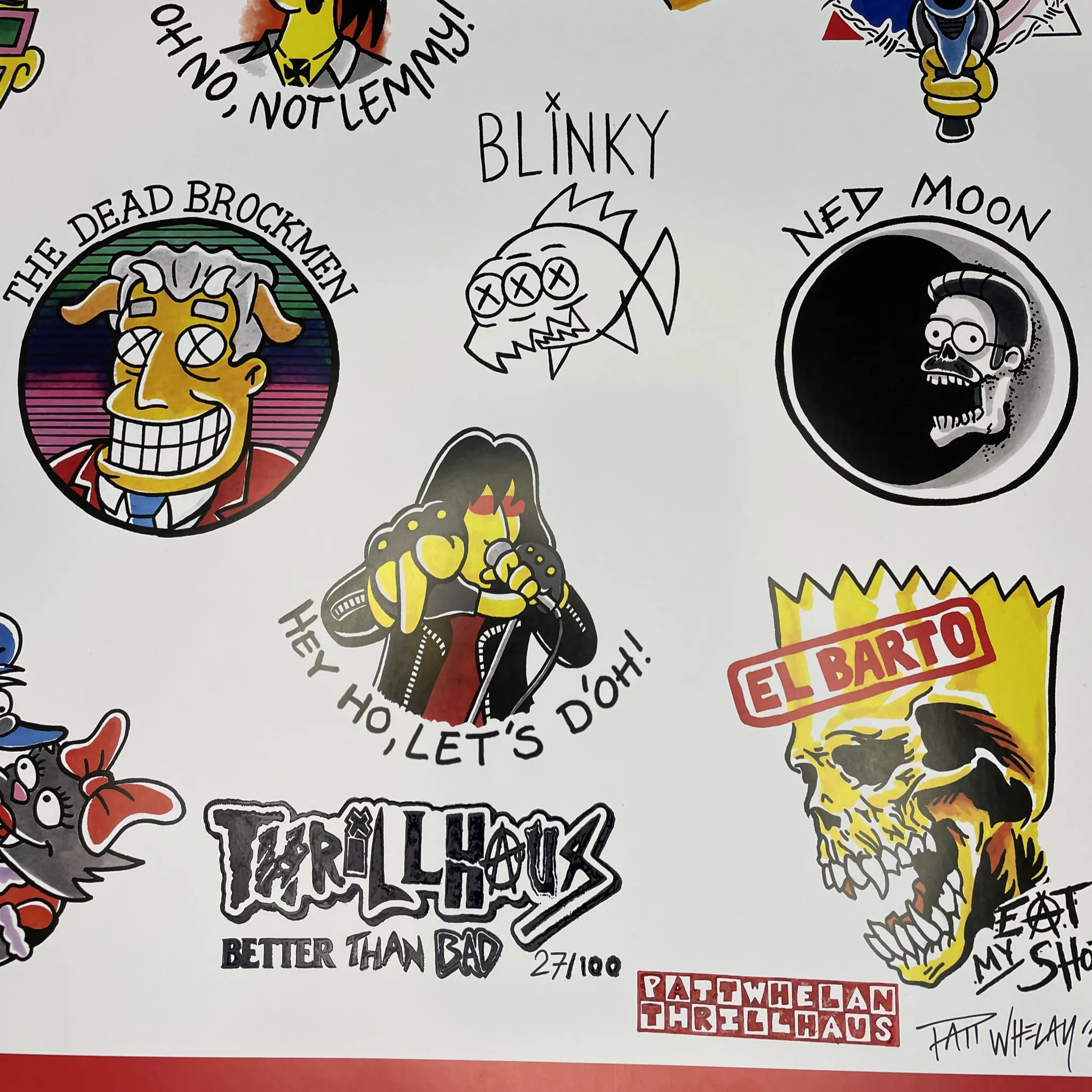 Punk Simpsons Giant Poster