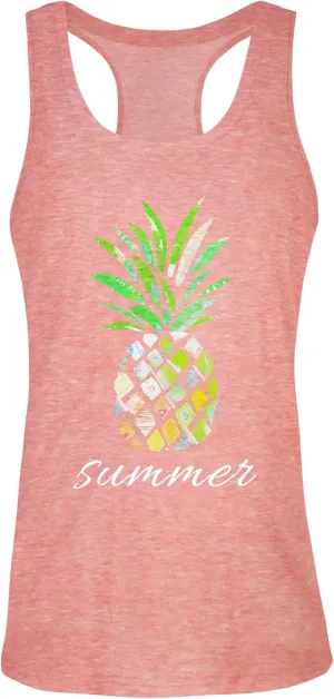 Racerback Tank Tops for Women Summer Sleeveless Round Neck Casual Graphic Tunic Shirts