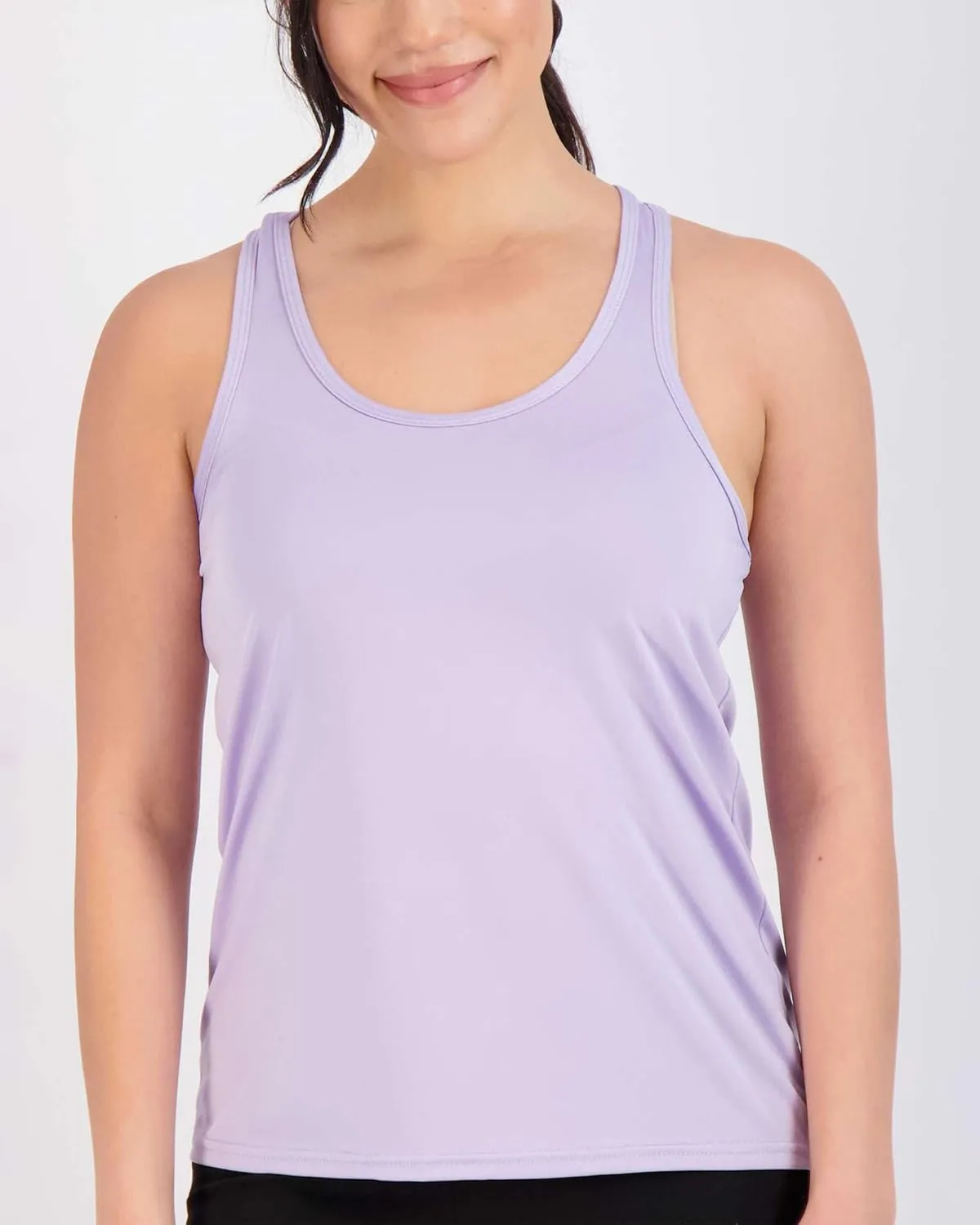Real Essentials 5-Pack Women's Racerback Tank Top Dry-Fit Athletic Performance Yoga Activewear (Available in Plus Size)