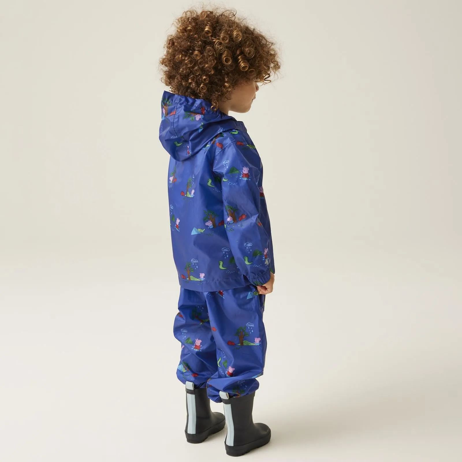 Regatta Kids Peppa Pig Waterproof Pack-It Zip Up Jacket
