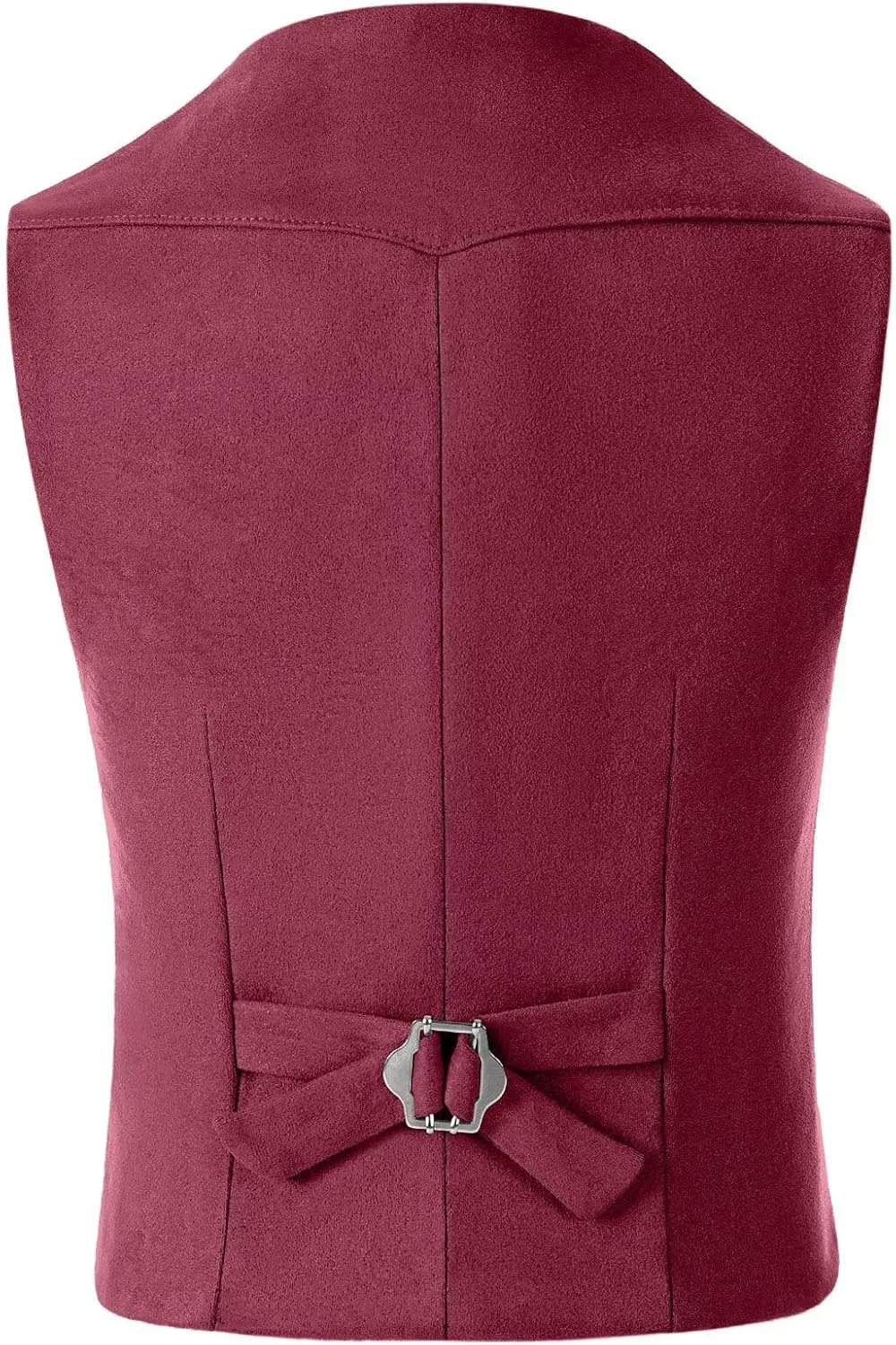 Retro Boys Cowboy Vest Suede Leather Costume Style Western Vest Vintage Waistcoat