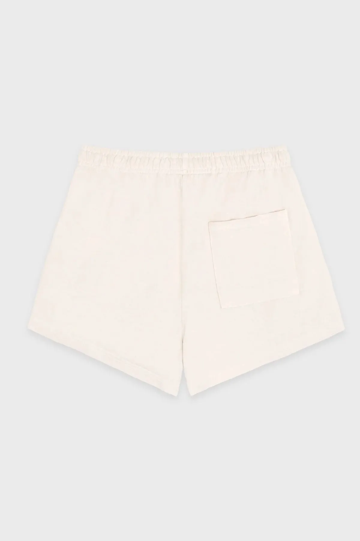 Sporty & Rich The Carlyle Script Disco Short - Cream/ Forest
