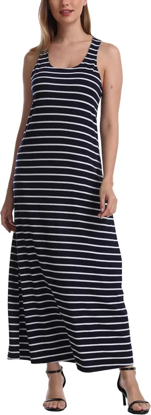 SUMONA Women Long Tank Tops Ankle Length Maxi Dress Bodycon Sleeveless Racerback