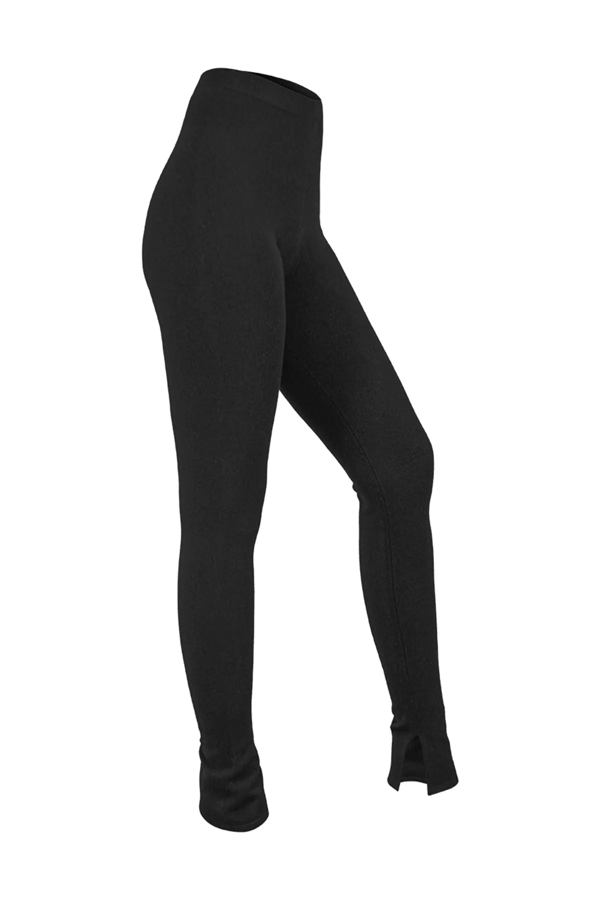 Tight Black Pants with Side slits