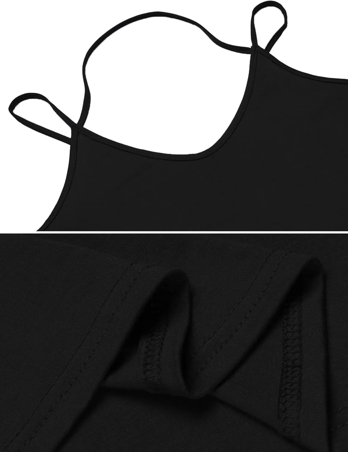 Tobrief Women's Sexy V Neck Halter Spaghetti Strap Backless Cami Tank Top