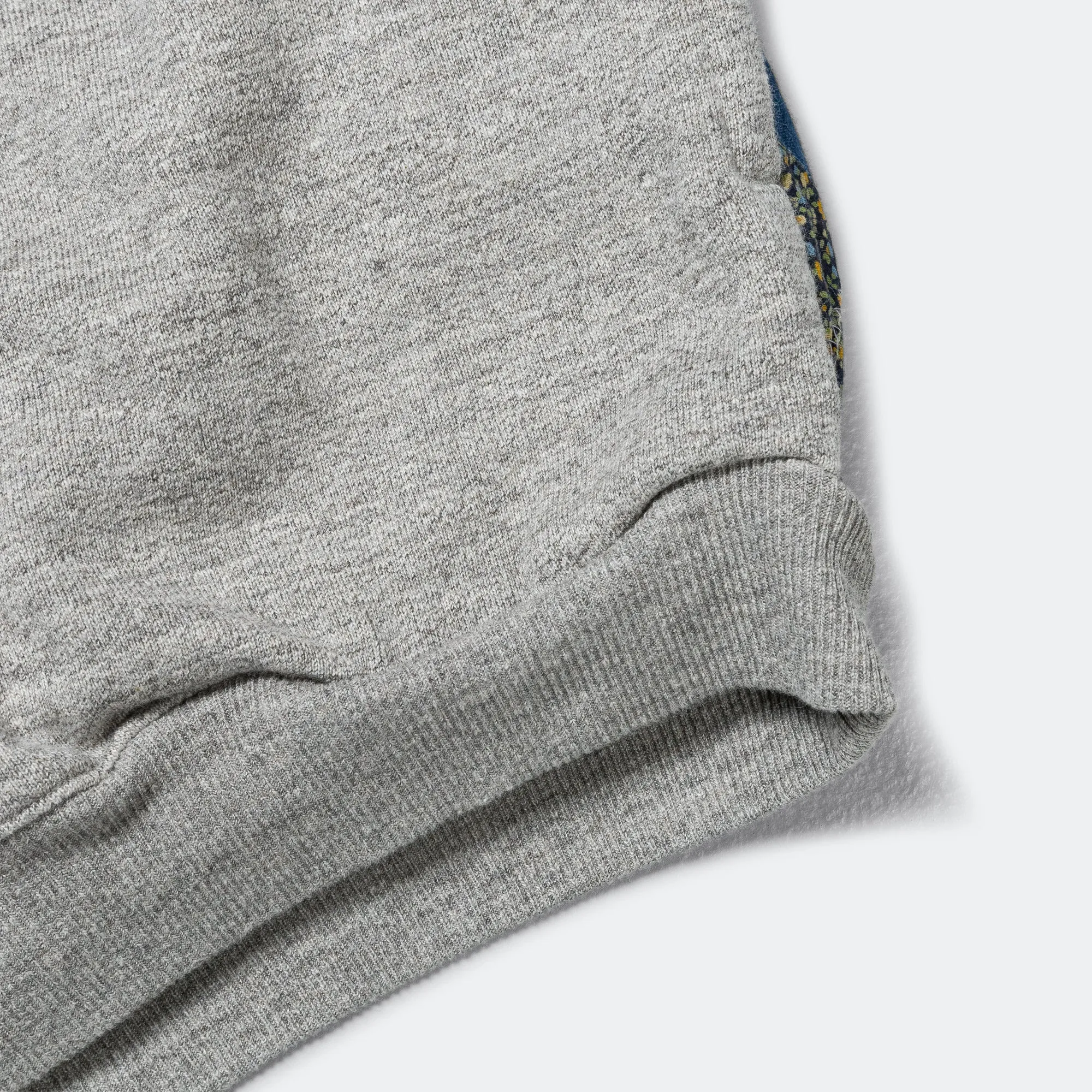 TOP SWT Knit x YABANE Quilt 2 TONES BIG Vest - Grey/IDG