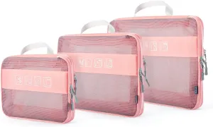 Travelkin 3 Set Packing Cubes - Compression Packing Cubes for Suitcase, Travel Organizers Bag Set