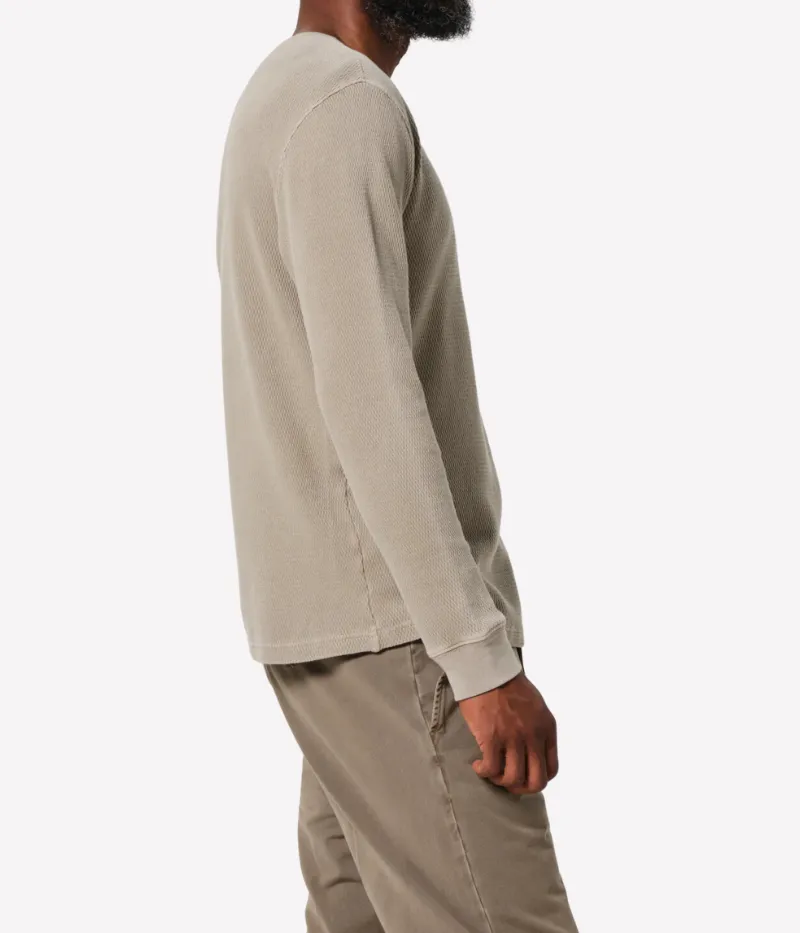 Waffle Crewneck in Pelican