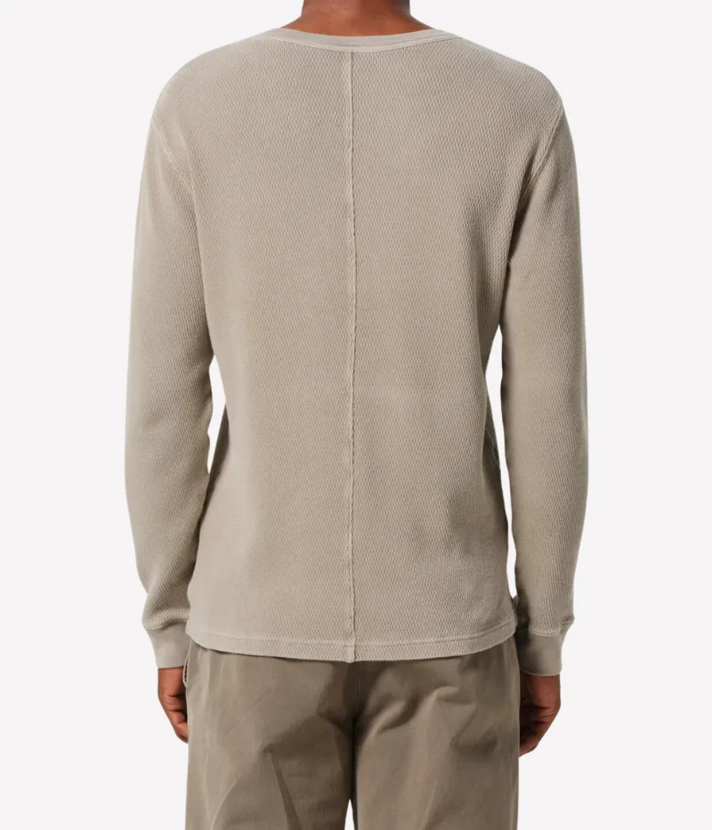 Waffle Crewneck in Pelican