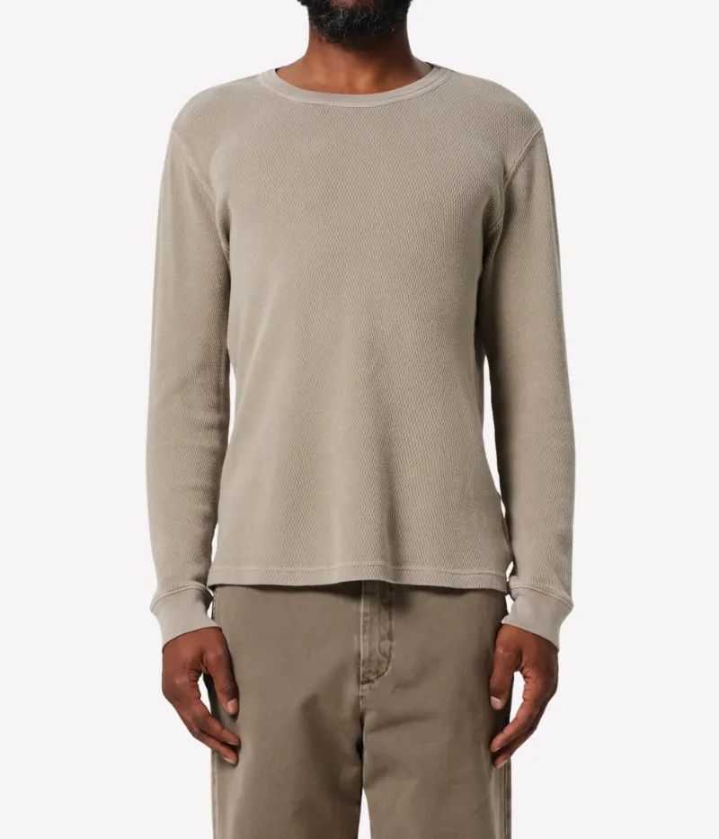 Waffle Crewneck in Pelican
