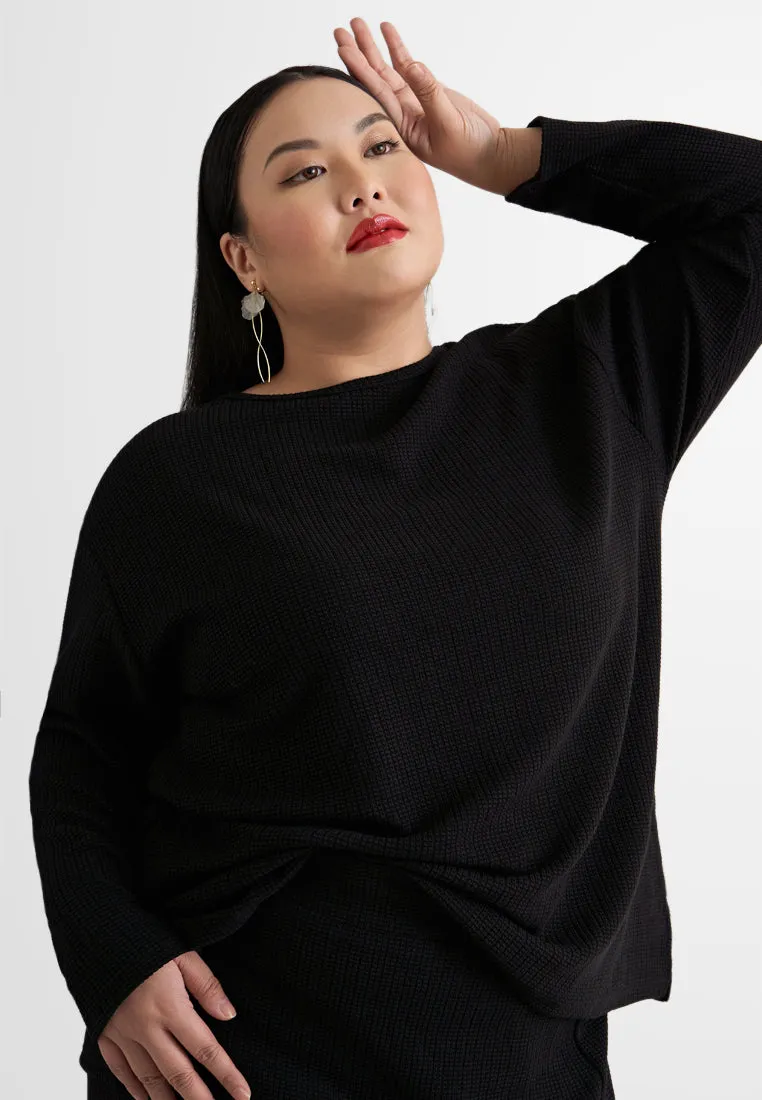 Webster Waffle Casual Relax Top